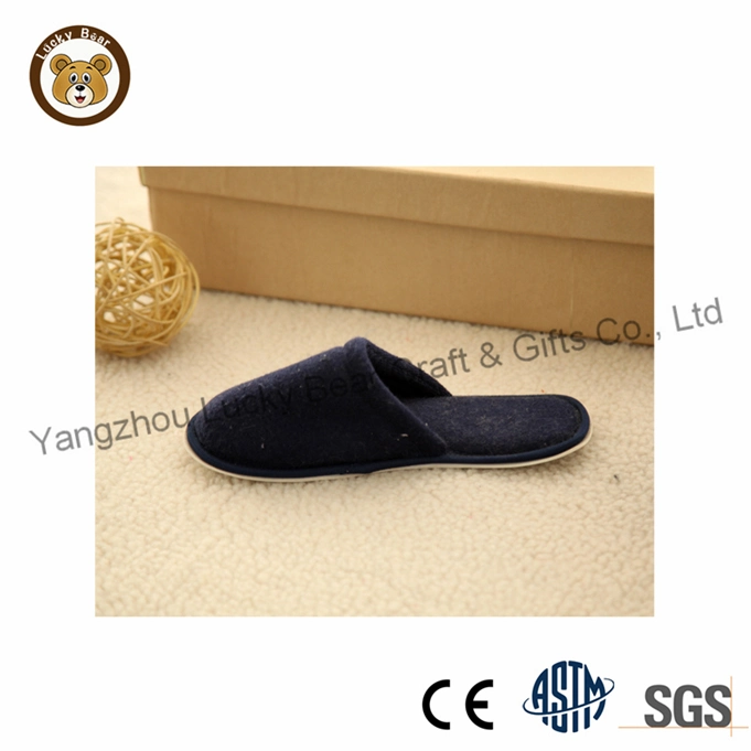 Hotel Good Quality Disposable Bedroom Anti-Slip Closed-Toe Slippers